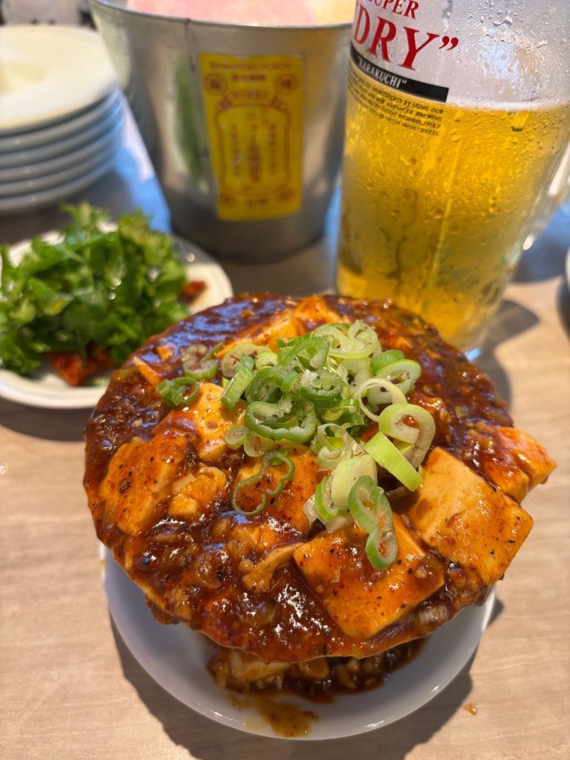 こぼれ麻婆豆腐