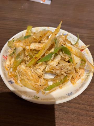 シャキシャキネギと鶏のピリ辛 ピリ辛