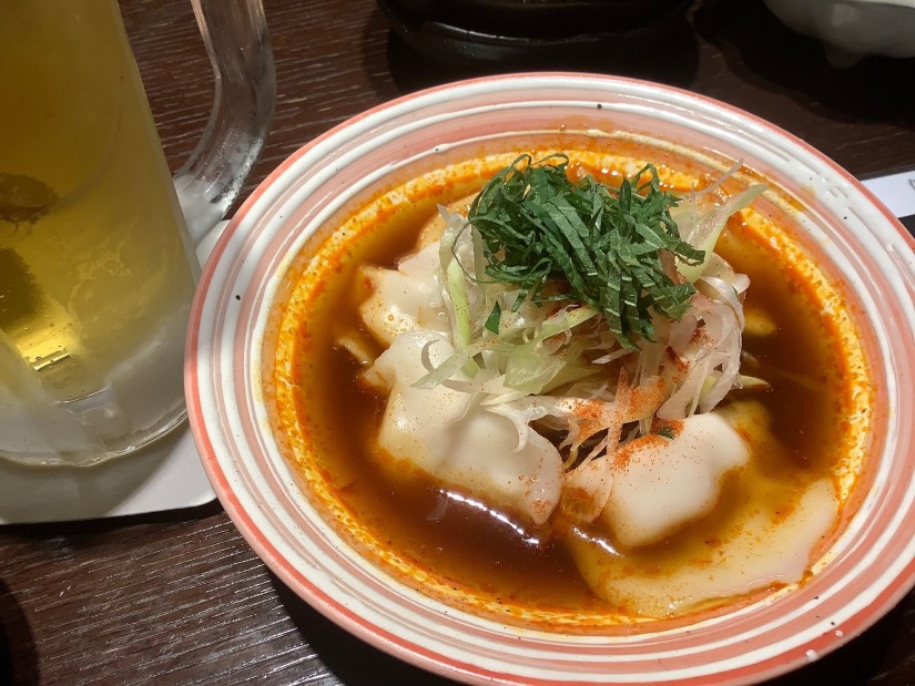 しびれ水餃子