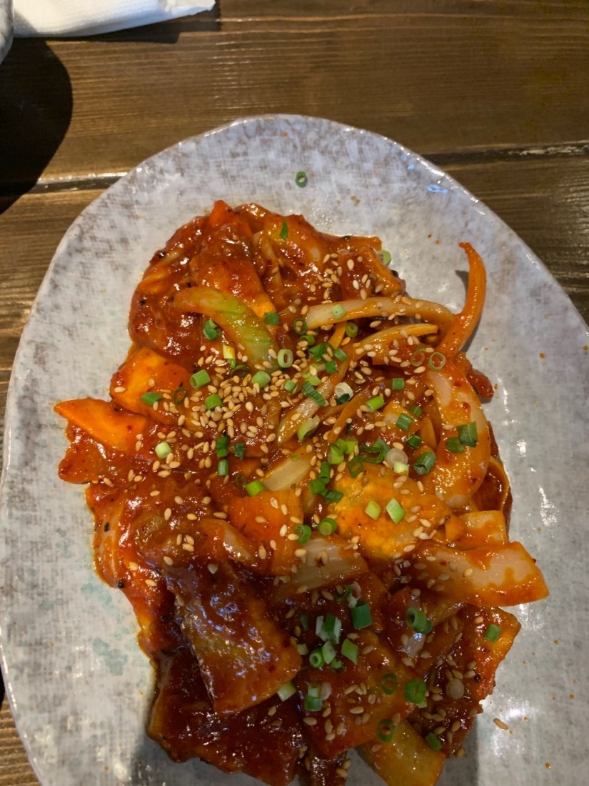 豚の辛み炒め 辛め