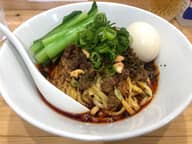 汁なし坦々麺（醤油） 辛さ多め 痺れ多め