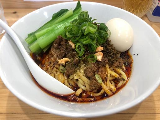 汁なし坦々麺（醤油） 辛さ多め 痺れ多め