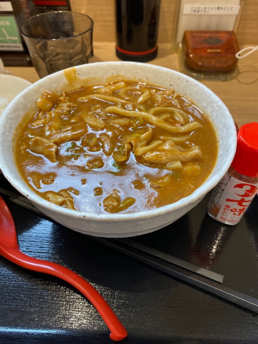 豚しゃぶカレーうどん 5辛