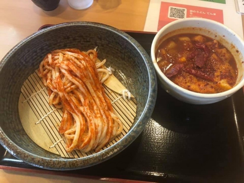 地獄のつけ汁うどん 7辛