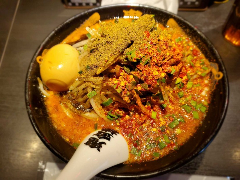 味玉カラシビ味噌らー麺

 カラ鬼増し、シビ鬼増し