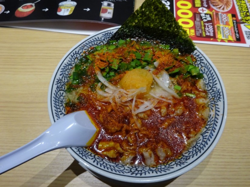 辛肉そば 無料で一番辛く