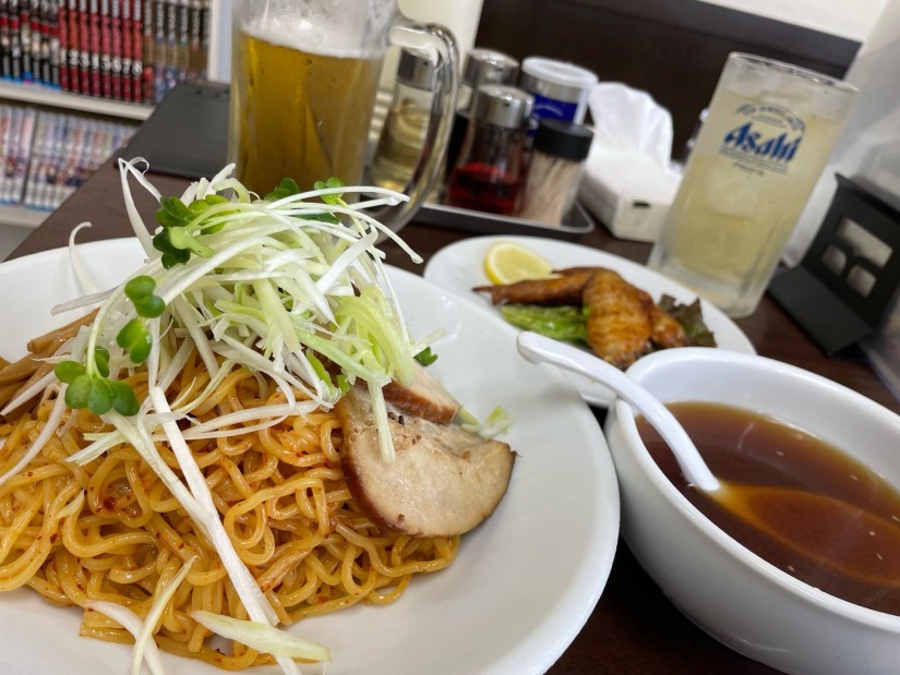 辛いつけ麺 辛い