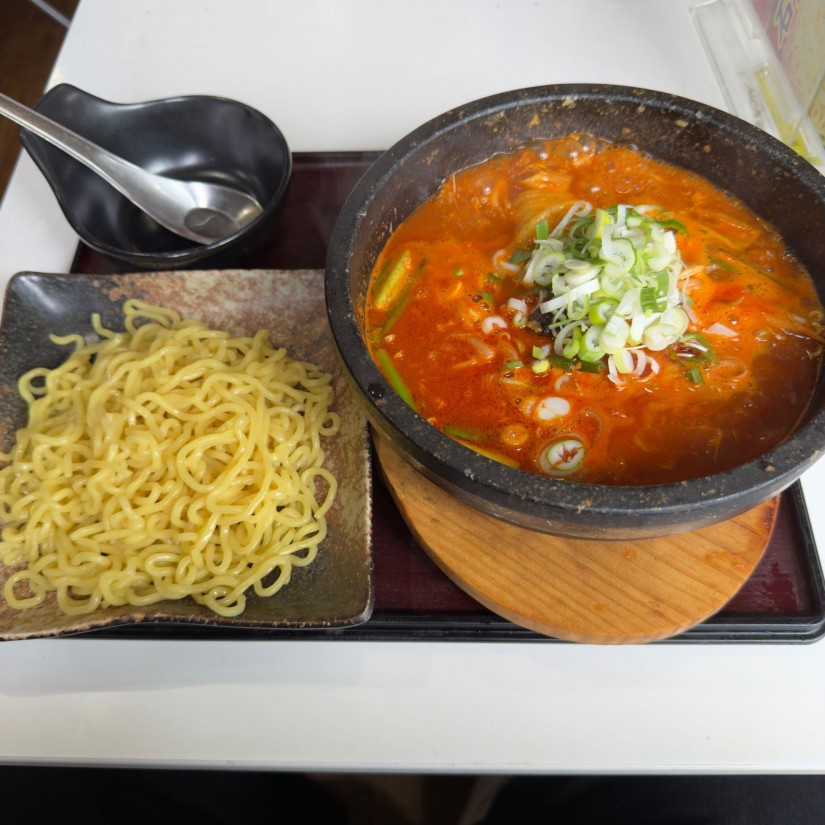 つけ麺風石焼き温麺 5辛