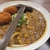 クリームコロッケカレーうどん(大盛! 表記なし