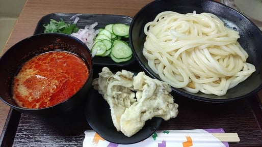冷汁うどん  辛さ追加
