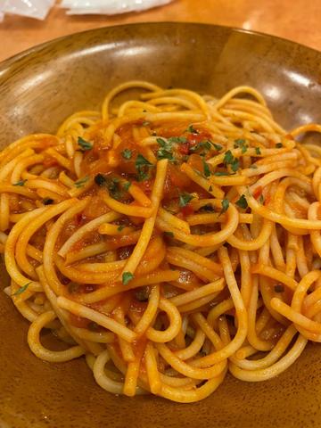 パスタアラビアータ 唐辛子マーク3つ
