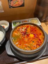 牡蠣とメセインのズンドゥブ 五辛