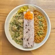 雲仙もみじ豚キーマカレー&小浜グリーンカレー 0辛&3辛