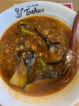 麻婆茄子ラーメン 唐辛子3本