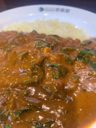 低糖質カレー納豆ほうれん草 10辛