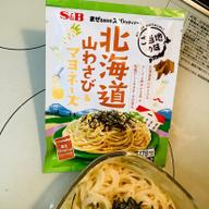 まぜるだけのスパゲッティソース ご当地の味 北海道山わさび&マヨネーズ
