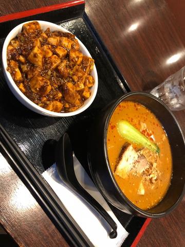 坦々麺と麻婆豆腐 3