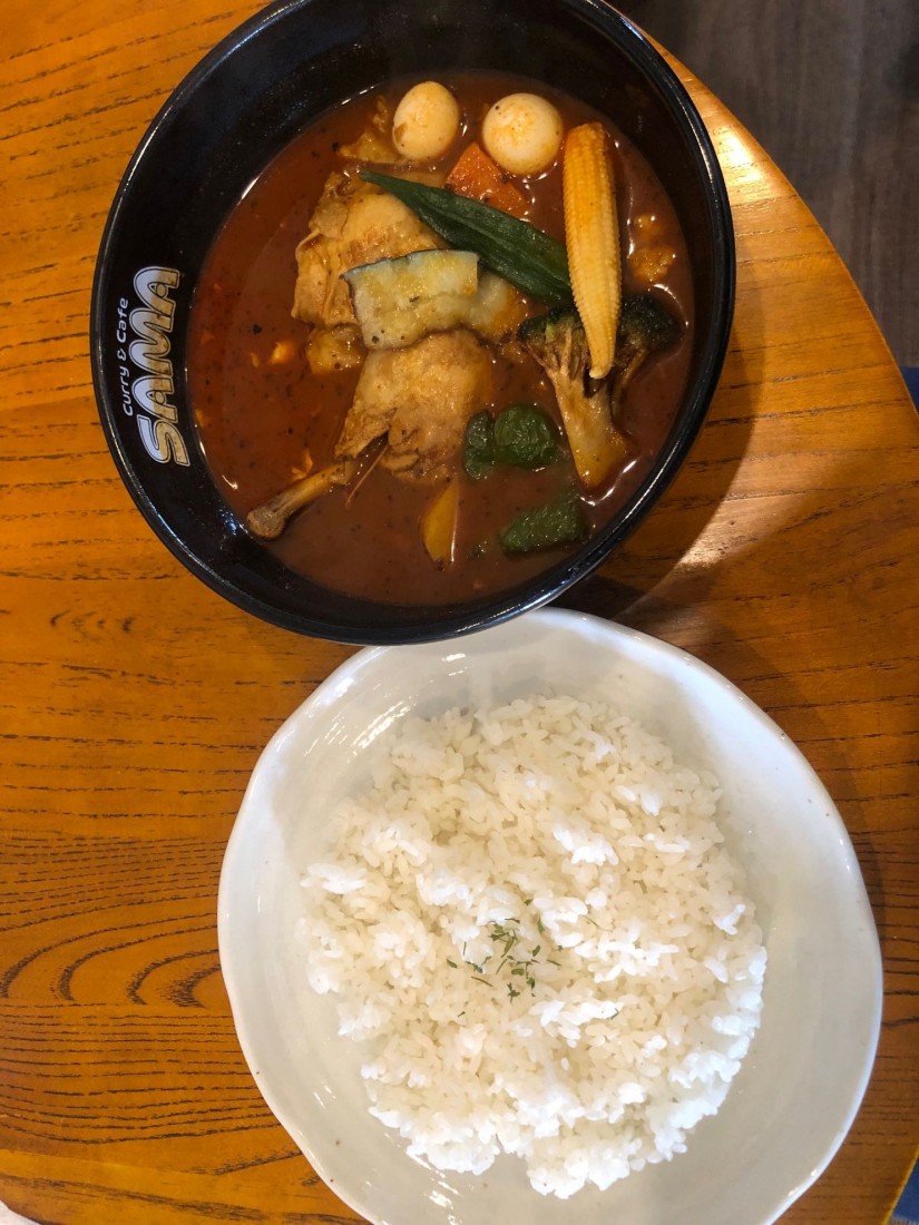 野菜カレー（海老スープ） 8辛