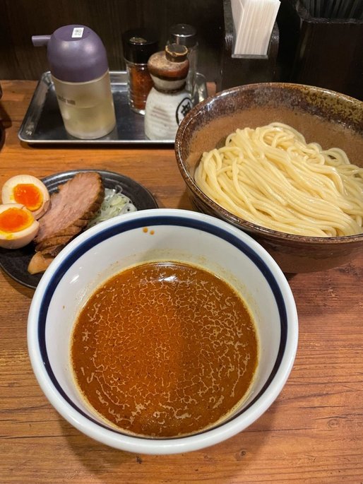 かっれぇ〜 つけめん 味玉付