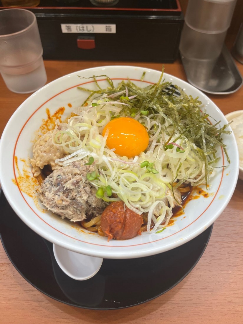 烈火ひっぱり混ぜそば 10辛