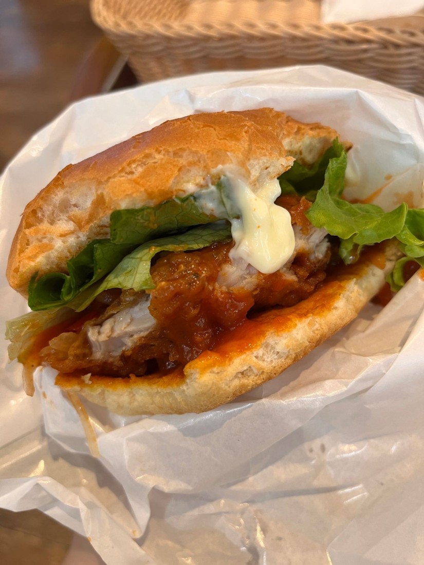 ホットチリチキンバーガー