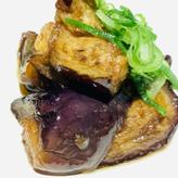 揚げ茄子のピリ辛ソースがけ