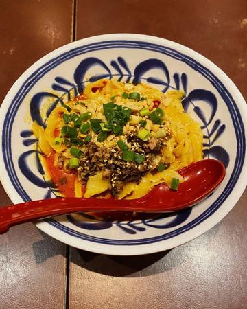 名物正宗汁無し四川坦々麺 激辛