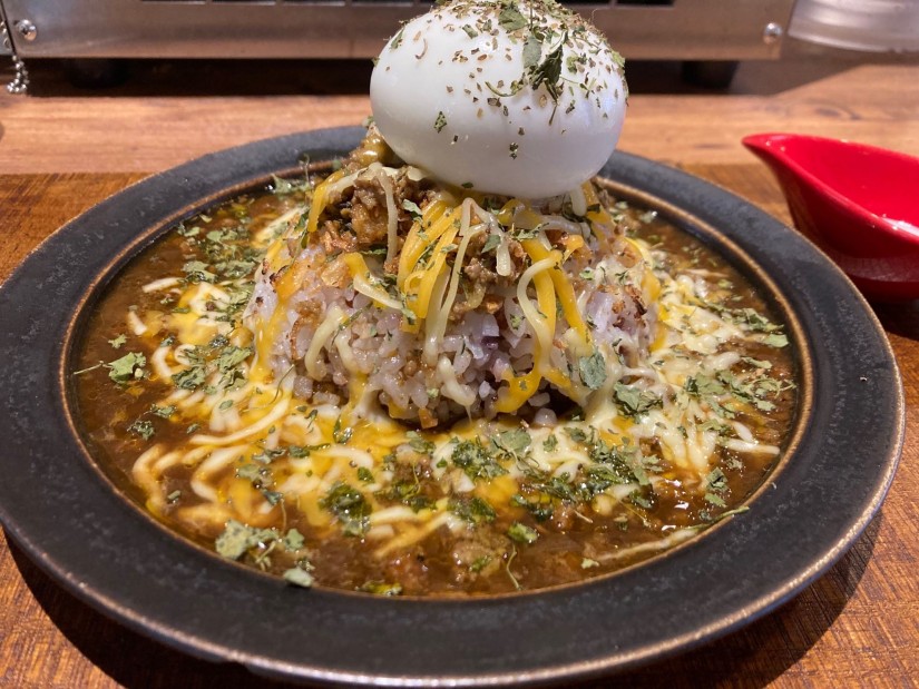 和牛キーマカレー チーズトッピング 優しい