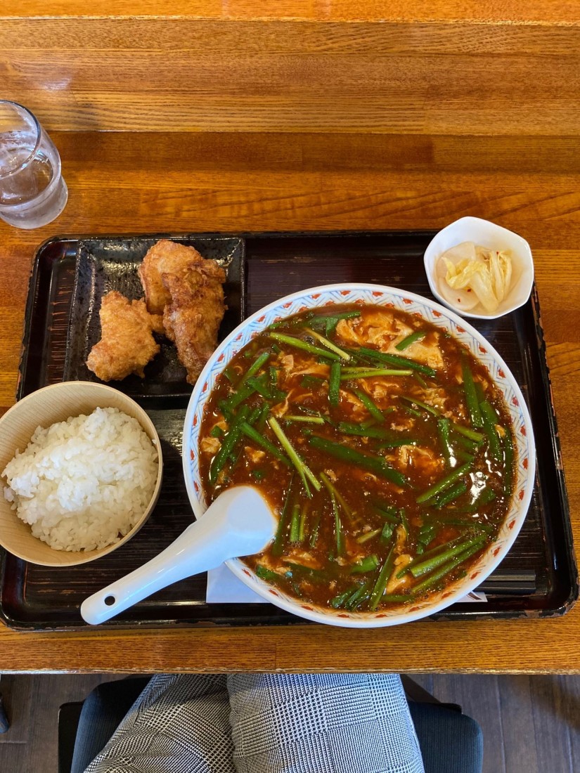 雷ラーメン 激辛 大盛 +Aセット 10唐辛子
