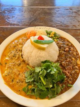 2種あいがけカレー