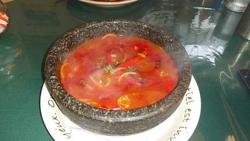 超ウルトラ激辛ナポリ風スープパスタ