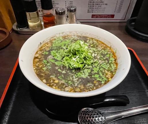 黑芝麻檀潺面(黒ゴマタンタンメン)