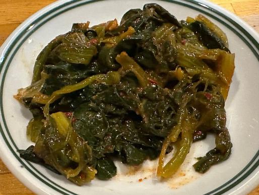 ほうれん草キムチ