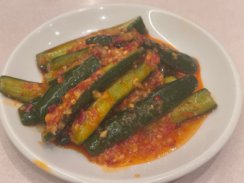 きゅうり漬け（辣黄瓜）