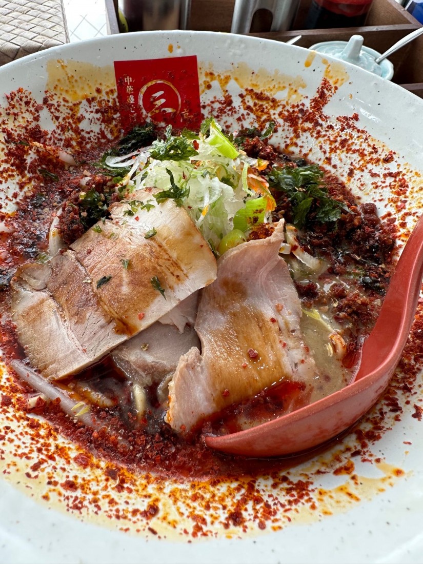 濃厚煮干し辛豚ラーメン