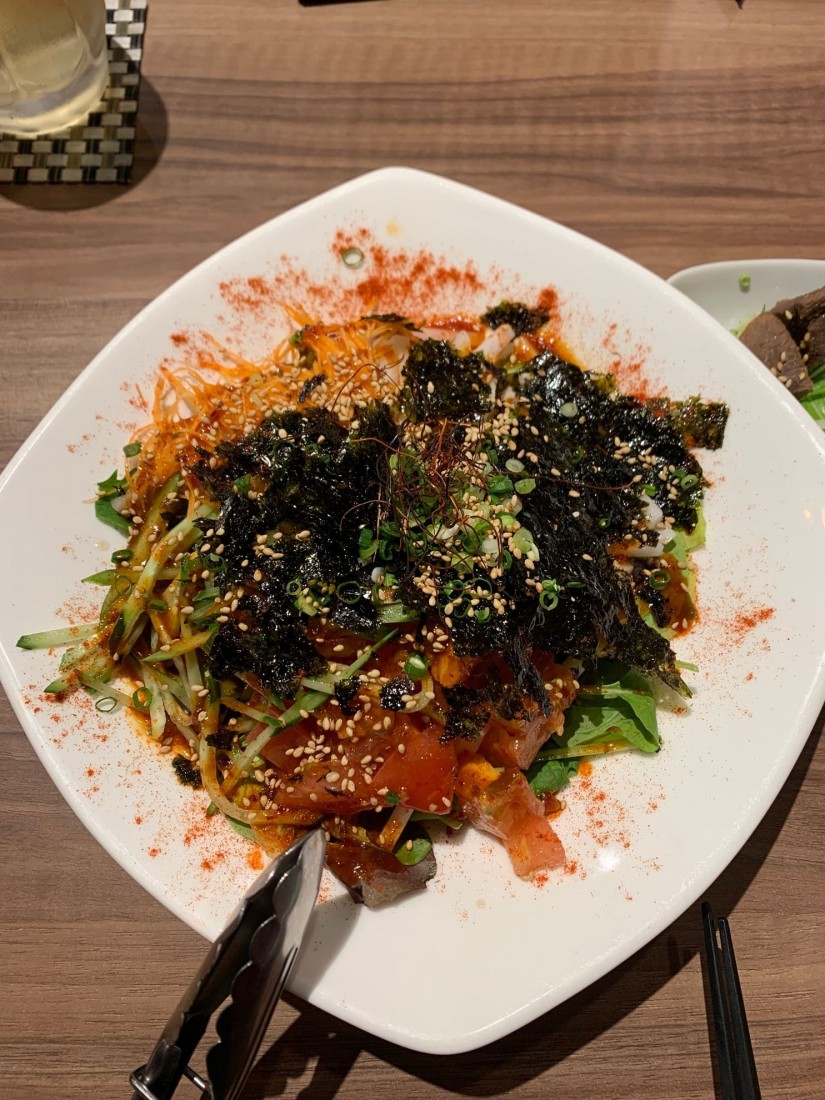 韓国のりと大根のパリパリサラダ 1辛