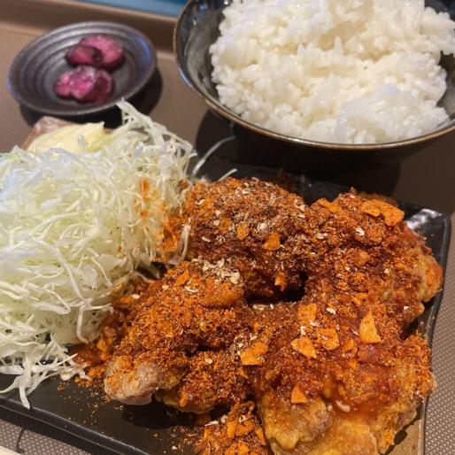 シビ辛鬼ザンギ定食(3辛)