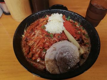 蠍ラーメン 辛さ鬼増し シビ増し