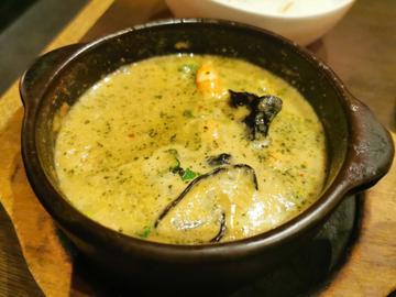 海老ココナッツグリーンカレー 辛め