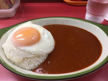 目玉焼きポークカレー1000辛