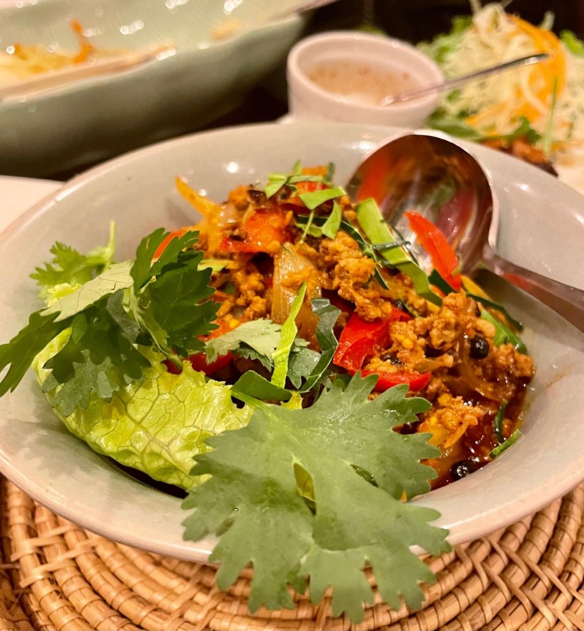 豚ひき肉の激辛カレー炒め