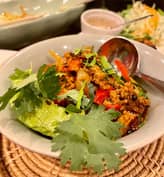 豚ひき肉の激辛カレー炒め