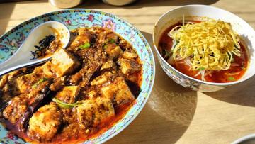 四川麻婆豆腐とミニ担々麺セット 4辛