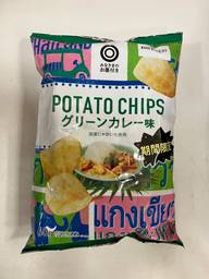みなさまのお墨付きPOTETO CHIPSグリーンカレー味