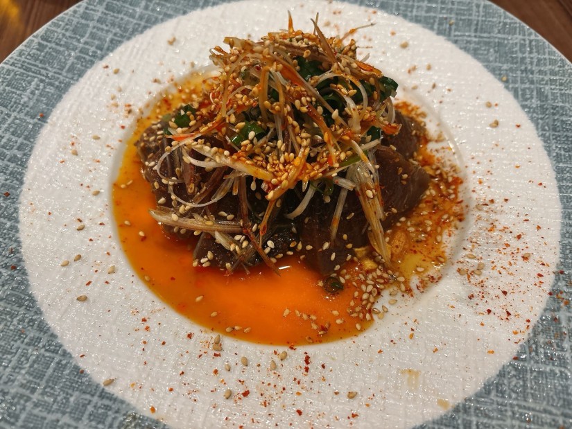 激辛コース：鰹のたたき