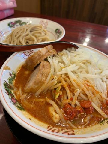 つけ麺＋辛々火山 8辛