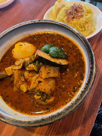 トマトガーリックスープカレー 神滅級