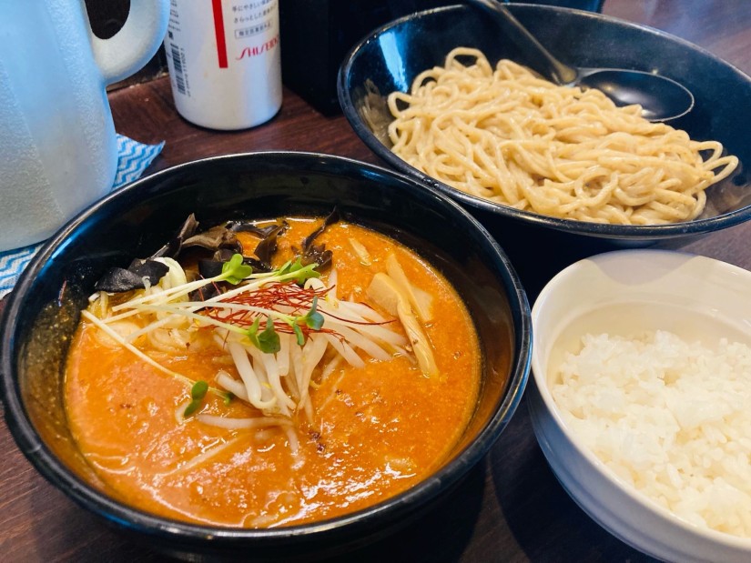 辛味豆板醤つけ麺大辛 大辛