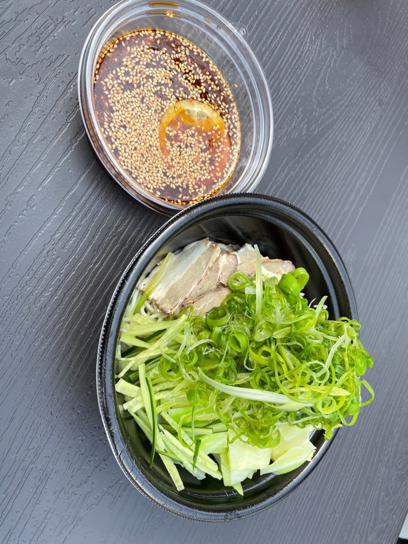 無添加つけ麺並盛り 3辛