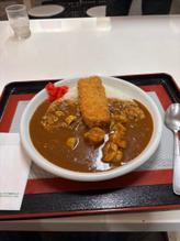 シーフードカレー➕カツ➕激辛 店で2番目に辛い